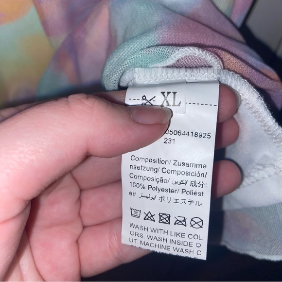 COPY - *Brand Unknown* Watercolor Mesh Dress I - Picture 3 of 4